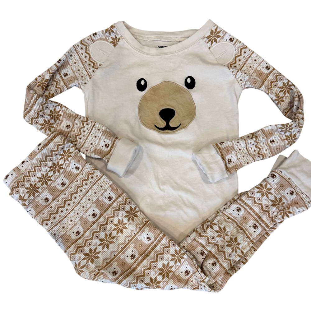 Gymboree Kids Polar Bear Family Pajama Set Size 6 Long Sleeve Pants Sleepwear
